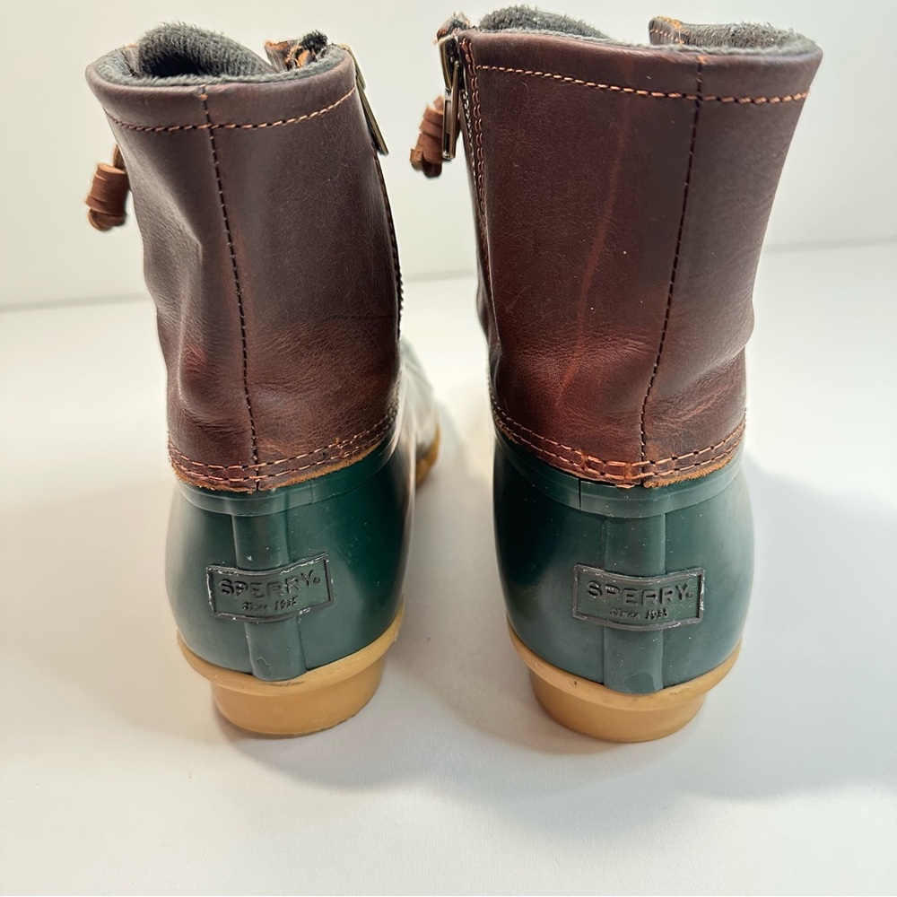 Women’s Sperry Saltwater Duck Lug Boot Duck Boots Rain Boots Rain Boot Fall 9.5 - Picture 8 of 11